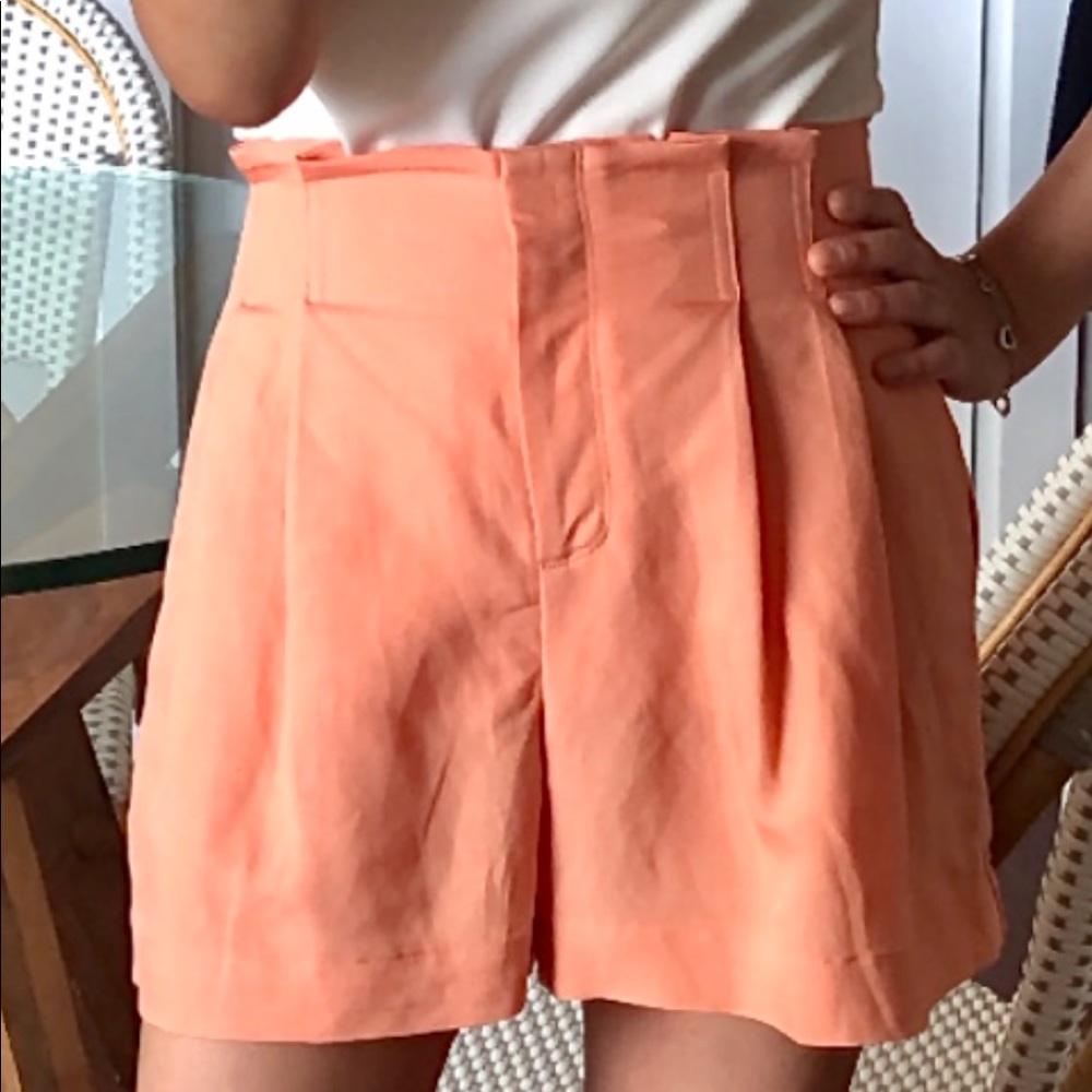Ann Taylor Factory Black Paperbag Shorts